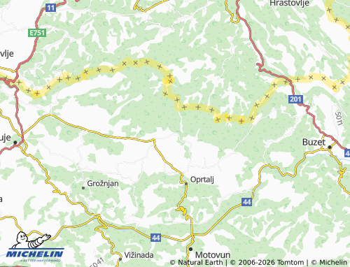 Carte MICHELIN Čepić - ViaMichelin