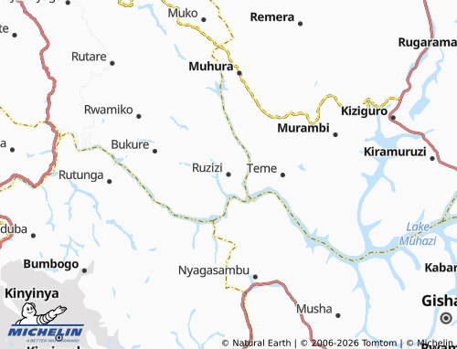 Mapa MICHELIN Ruzizi - ViaMichelin