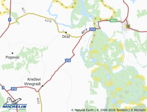 Kaart MICHELIN Zmajevac - ViaMichelin