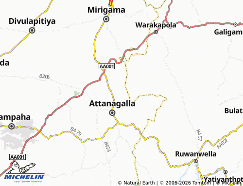 Mappa MICHELIN Dambutuwa - ViaMichelin