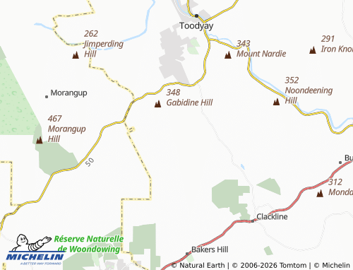 Mapa MICHELIN Hoddys Well - ViaMichelin