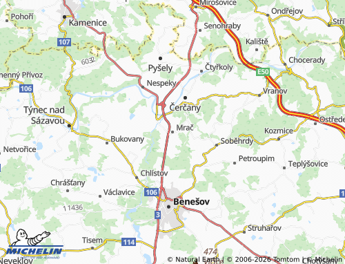 Mappa MICHELIN Mrač - ViaMichelin