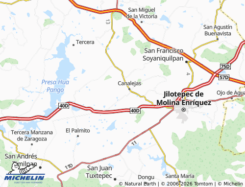 MICHELIN-Landkarte Cuarta de Canalejas - ViaMichelin