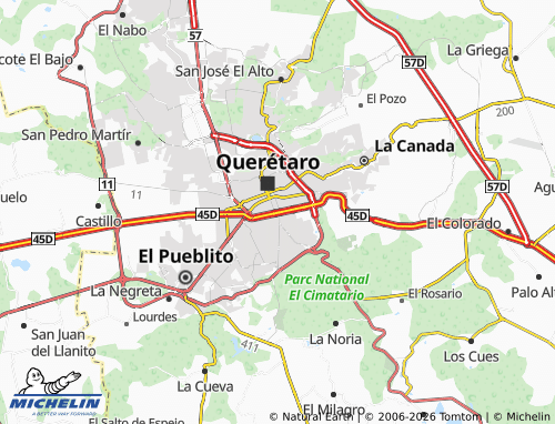 Carte MICHELIN Villas de Valle Alameda - ViaMichelin