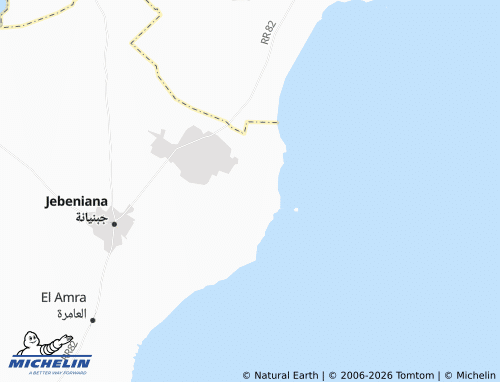 MICHELIN Liwatah map - ViaMichelin