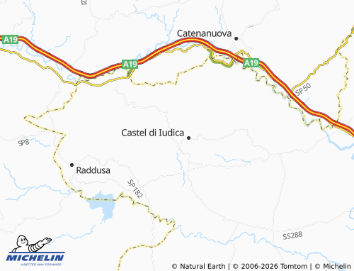 MICHELIN Carrubbo map - ViaMichelin