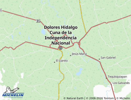 MICHELIN Azteca map - ViaMichelin
