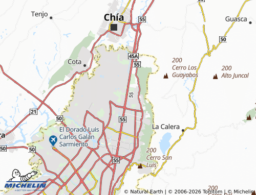 Mappa MICHELIN El Cerezo - ViaMichelin