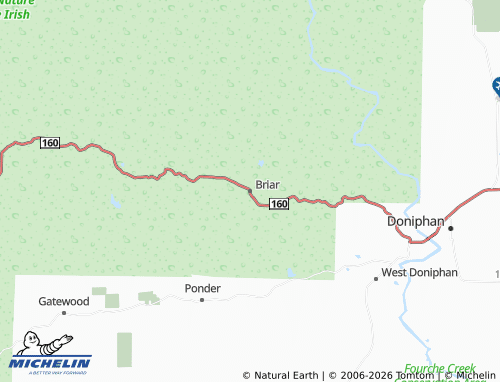 Mapa MICHELIN Briar - ViaMichelin