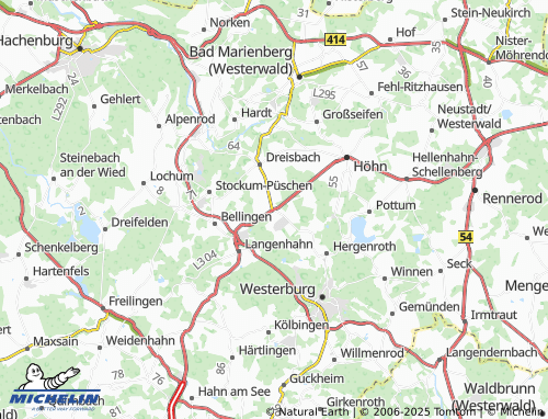 MICHELIN Ailertchen map - ViaMichelin