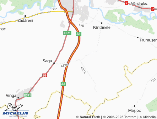 Mapa MICHELIN Cruceni - ViaMichelin