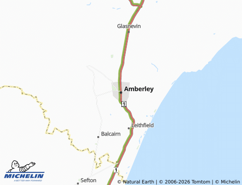 Mapa MICHELIN Amberley - ViaMichelin