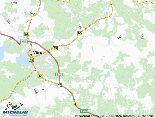 MICHELIN Lehemetsa map - ViaMichelin