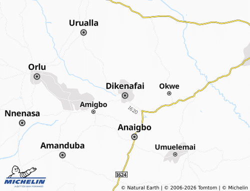 MICHELIN Dikenafai map - ViaMichelin