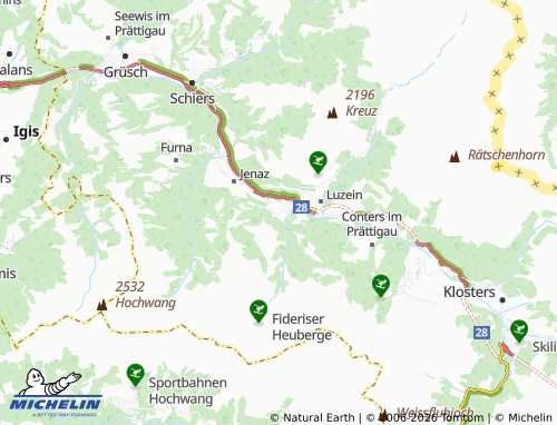 Carte MICHELIN Fideris - ViaMichelin