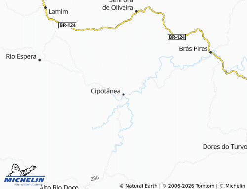 MICHELIN Cipotânea map - ViaMichelin