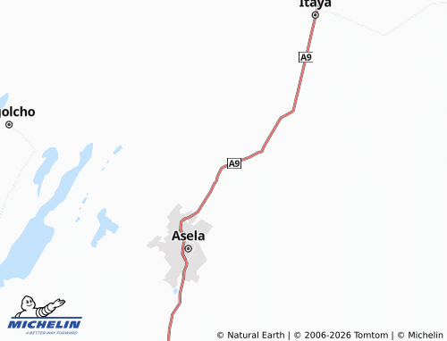 MICHELIN Kulumsa map - ViaMichelin