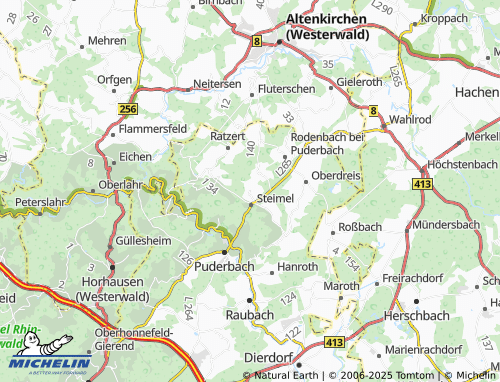 MICHELIN Sensenbach map - ViaMichelin