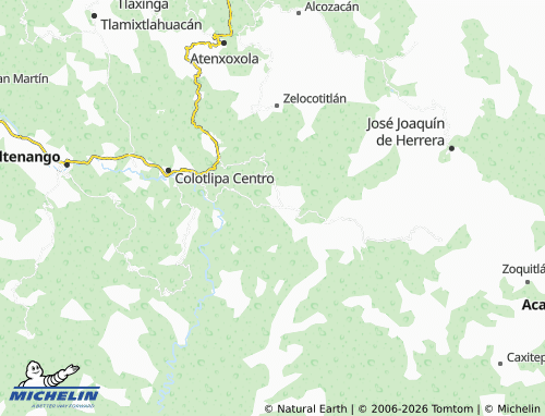 MICHELIN Tlanicuilulco map - ViaMichelin