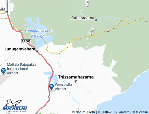 MICHELIN-Landkarte Saddhathissapura New Town - ViaMichelin