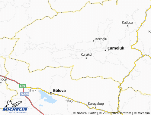MICHELIN Yusufeli map - ViaMichelin