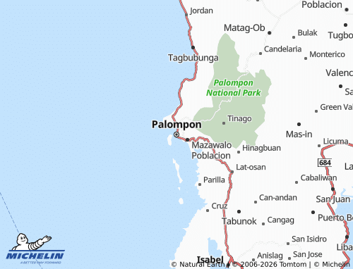 Mappa MICHELIN Palompon - ViaMichelin