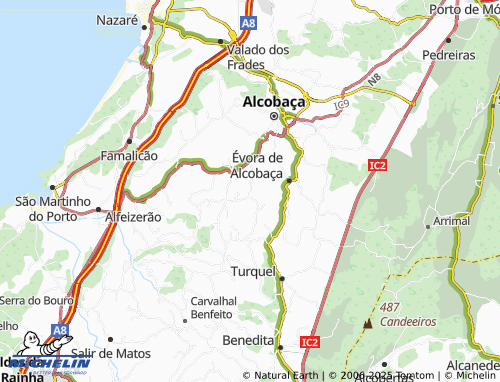 MICHELIN Fragosas map - ViaMichelin