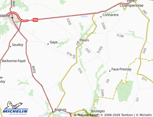 Mapa MICHELIN Marigny - ViaMichelin