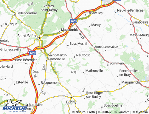 Mapa MICHELIN Neufbosc - ViaMichelin