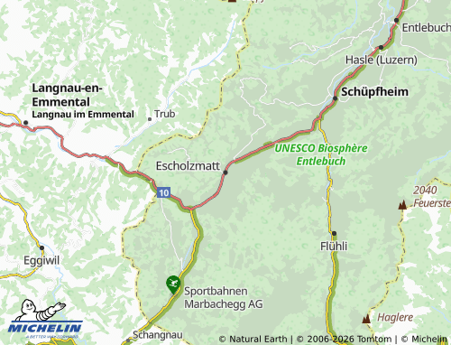 Mapa MICHELIN Escholzmatt - ViaMichelin