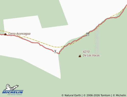 Mappa MICHELIN Punta de Vacas - ViaMichelin