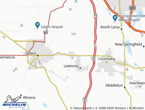 Carte MICHELIN Washingtonville - ViaMichelin