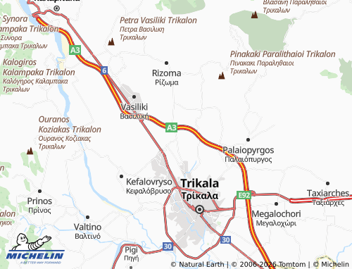 MICHELIN Raxa map - ViaMichelin