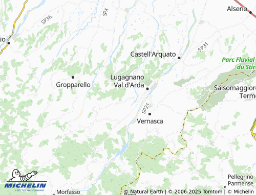 MICHELIN-Landkarte Ronchi - ViaMichelin