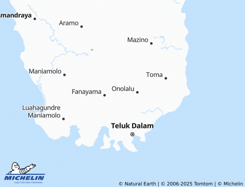 MICHELIN Hilisanekhehosi map - ViaMichelin