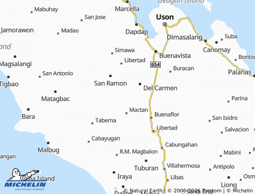 MICHELIN Candelaria map - ViaMichelin