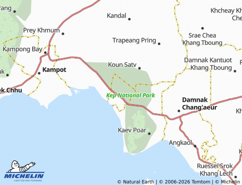 Mappa MICHELIN Ou Krasar - ViaMichelin
