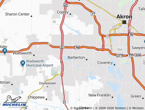 Mappa MICHELIN Norton - ViaMichelin