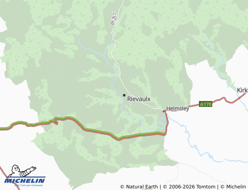 MICHELIN Rievaulx map - ViaMichelin