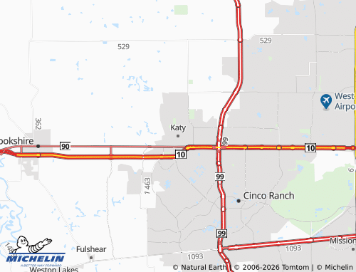 Mapa MICHELIN Katy - ViaMichelin