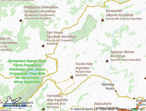 MICHELIN Asprokampos map - ViaMichelin