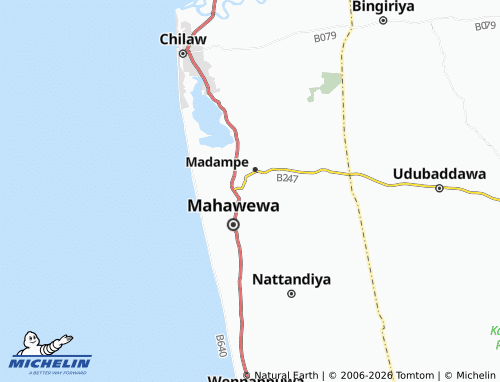 Mappa MICHELIN Thaniwellagama - ViaMichelin