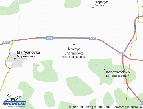 MICHELIN Staraya Sharapovka map - ViaMichelin
