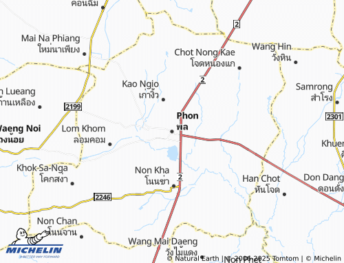 Mapa MICHELIN Phon - ViaMichelin