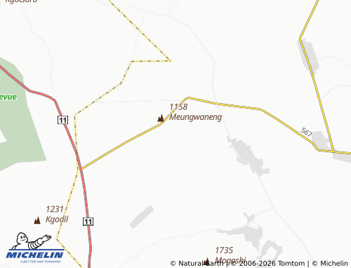 MICHELIN-Landkarte Moetagare - ViaMichelin