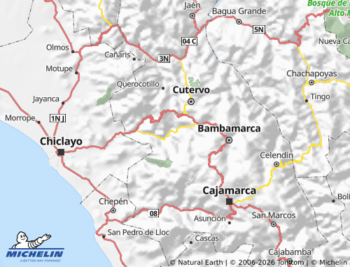 Mappa MICHELIN Santa Cruz - ViaMichelin