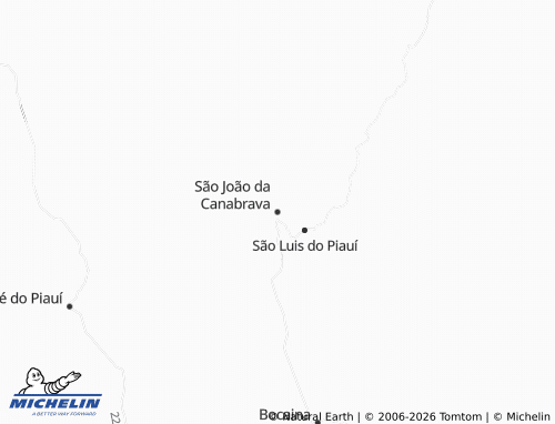 Mappa MICHELIN São João da Canabrava - ViaMichelin