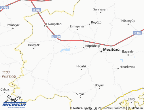 MICHELIN Kuyucak map - ViaMichelin