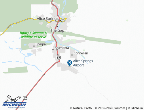 MICHELIN Connellan map - ViaMichelin