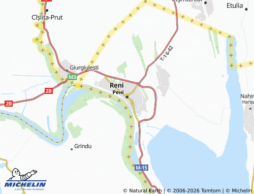 Mapa MICHELIN Reni - ViaMichelin